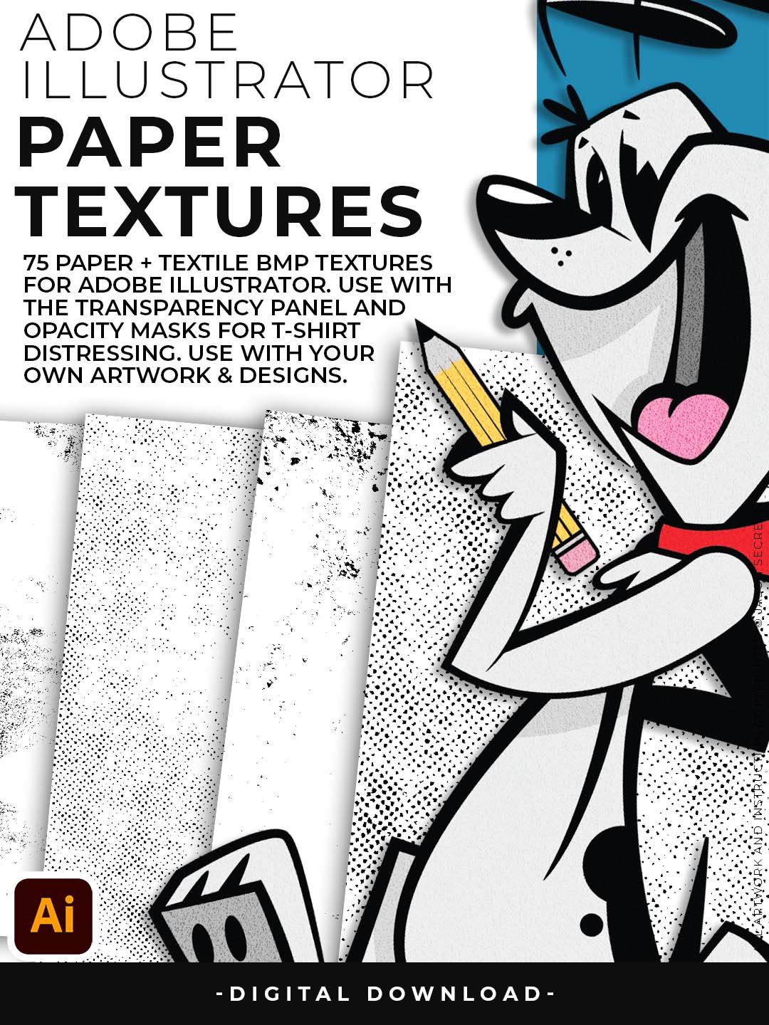 Complete Texture Bundle for Adobe Illustrator product image (3)