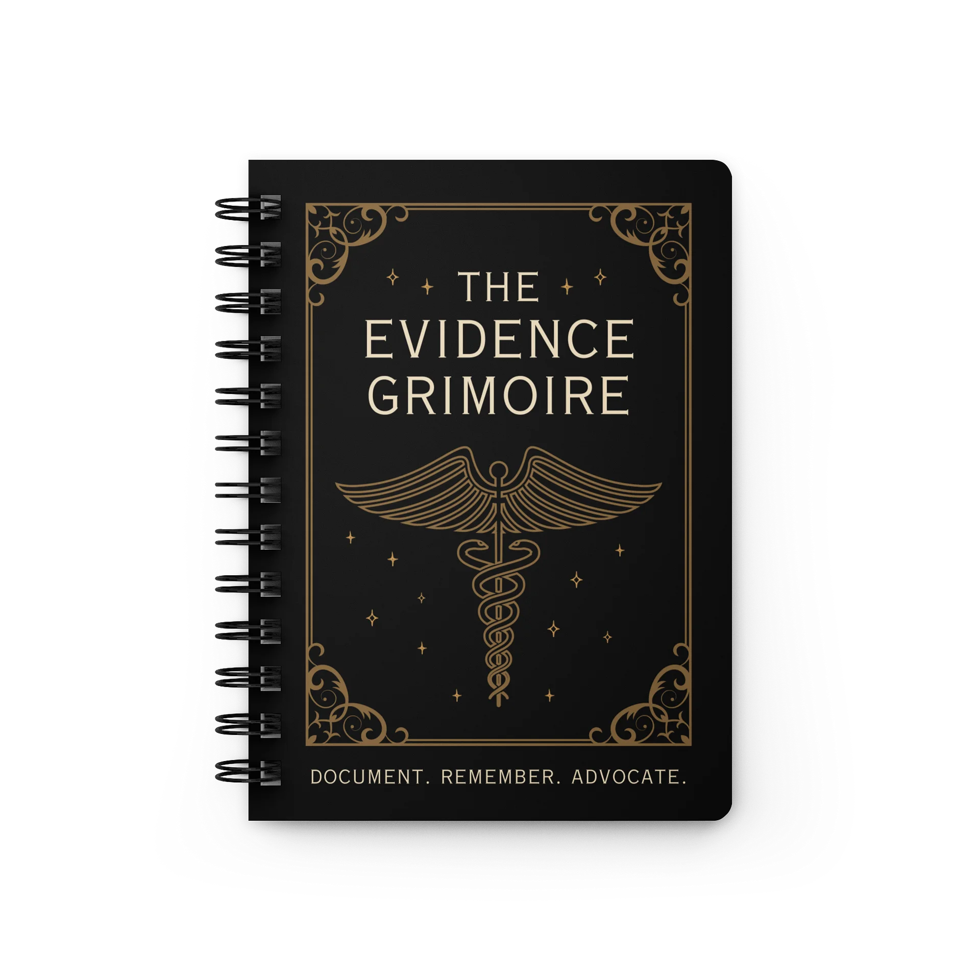 The Evidence Grimoire Journal | Chronic Illness Appointment Notebook | Symptom Tracker & Medical Notes Journal product image (1)