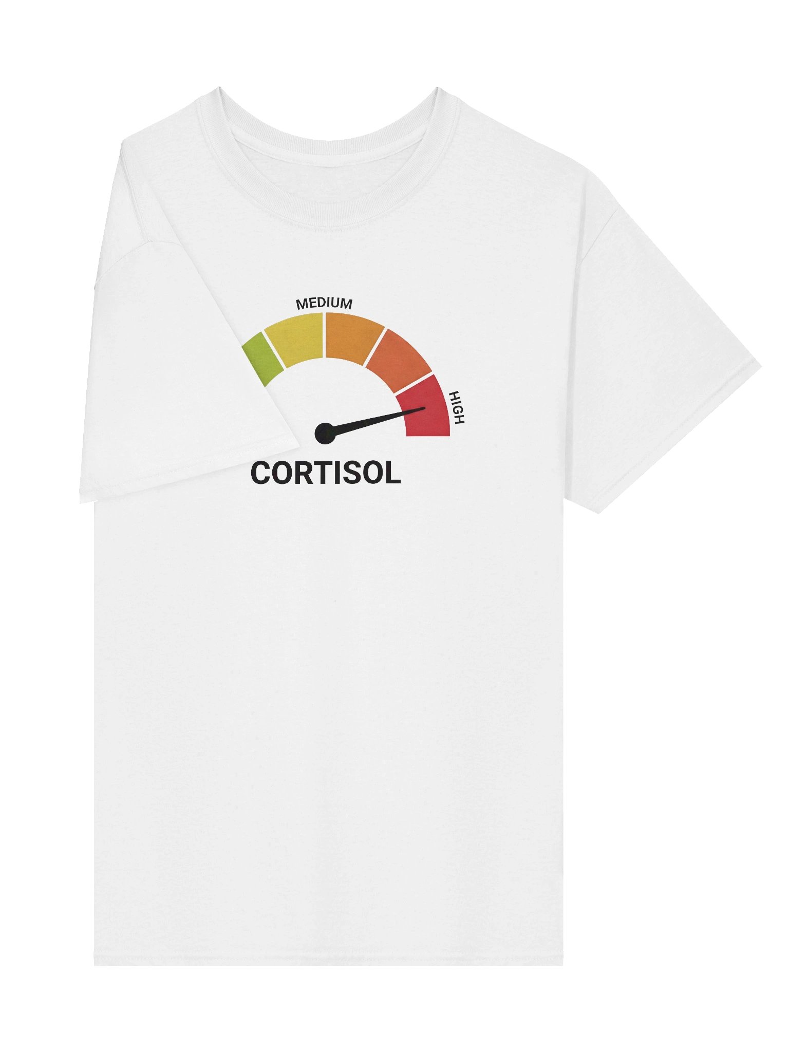 High Cortisol T-Shirt White product image (4)