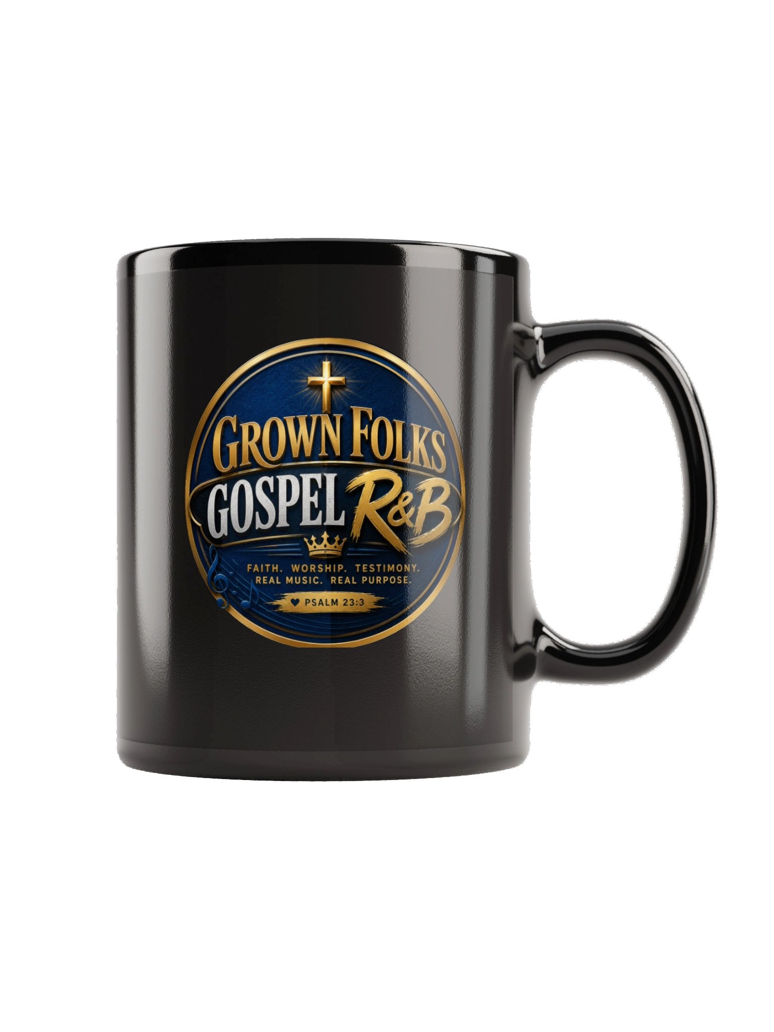 Grown Folks Gospel R&B Glossy Mug product image (5)