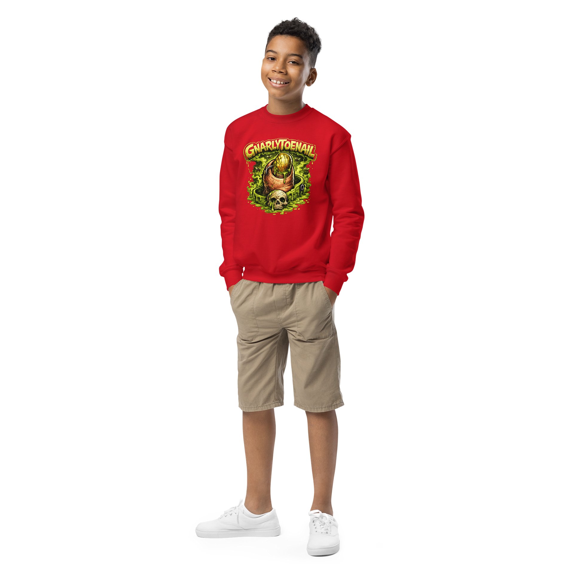 GnarlyToenail Infected Toenail Youth Sweatshirt product image (1)