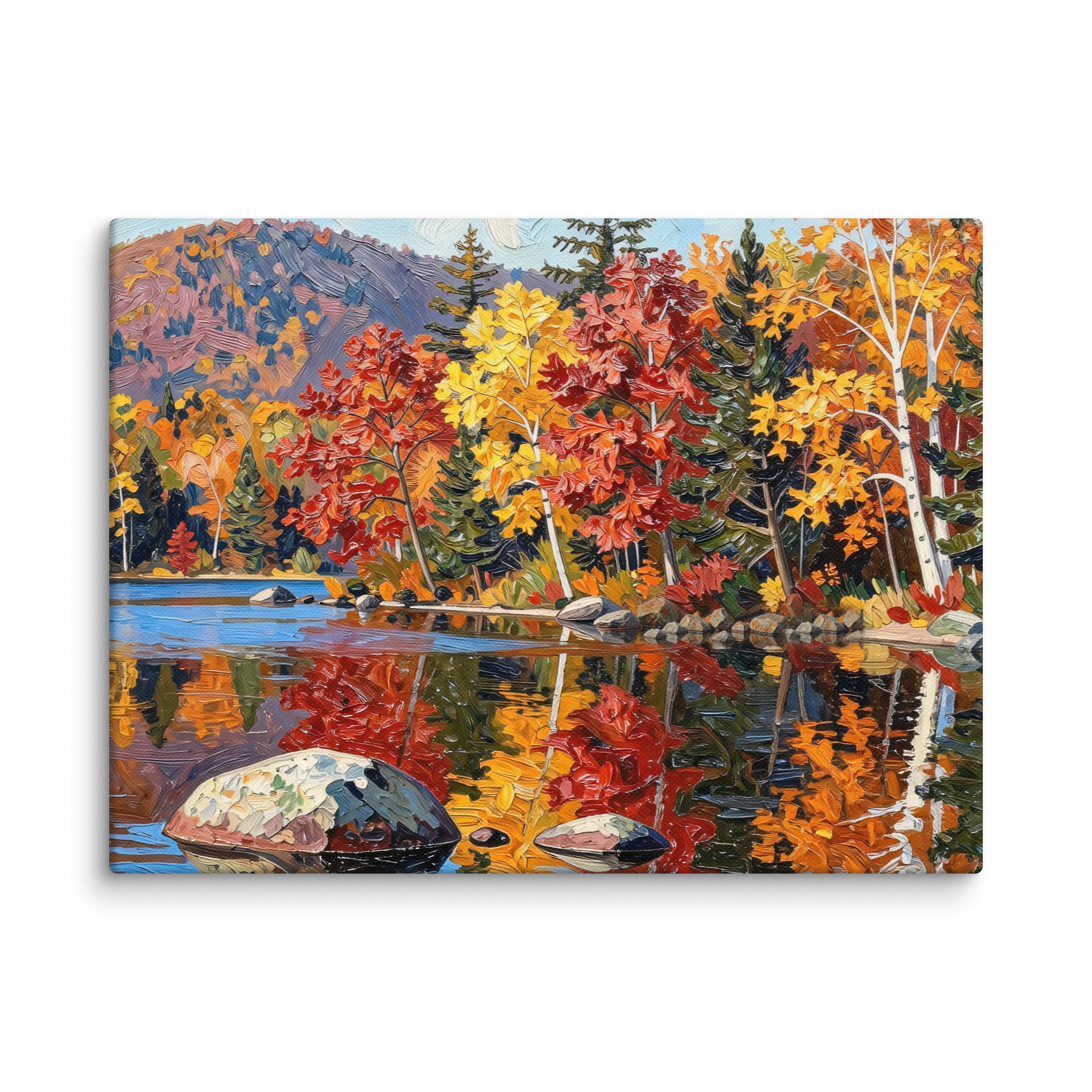 Autumn Shoreline Canvas Print product image (1)