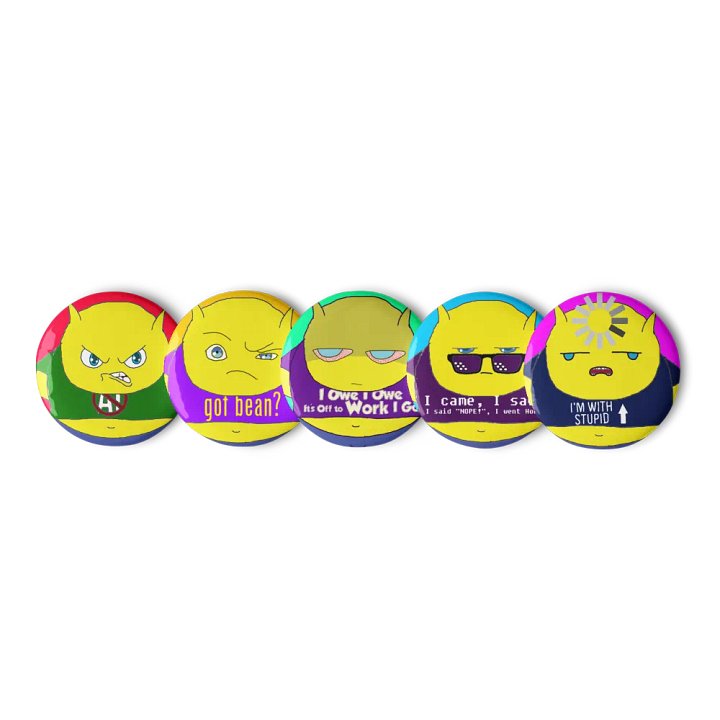 I'm with Bean Pins series 1 product image (1)