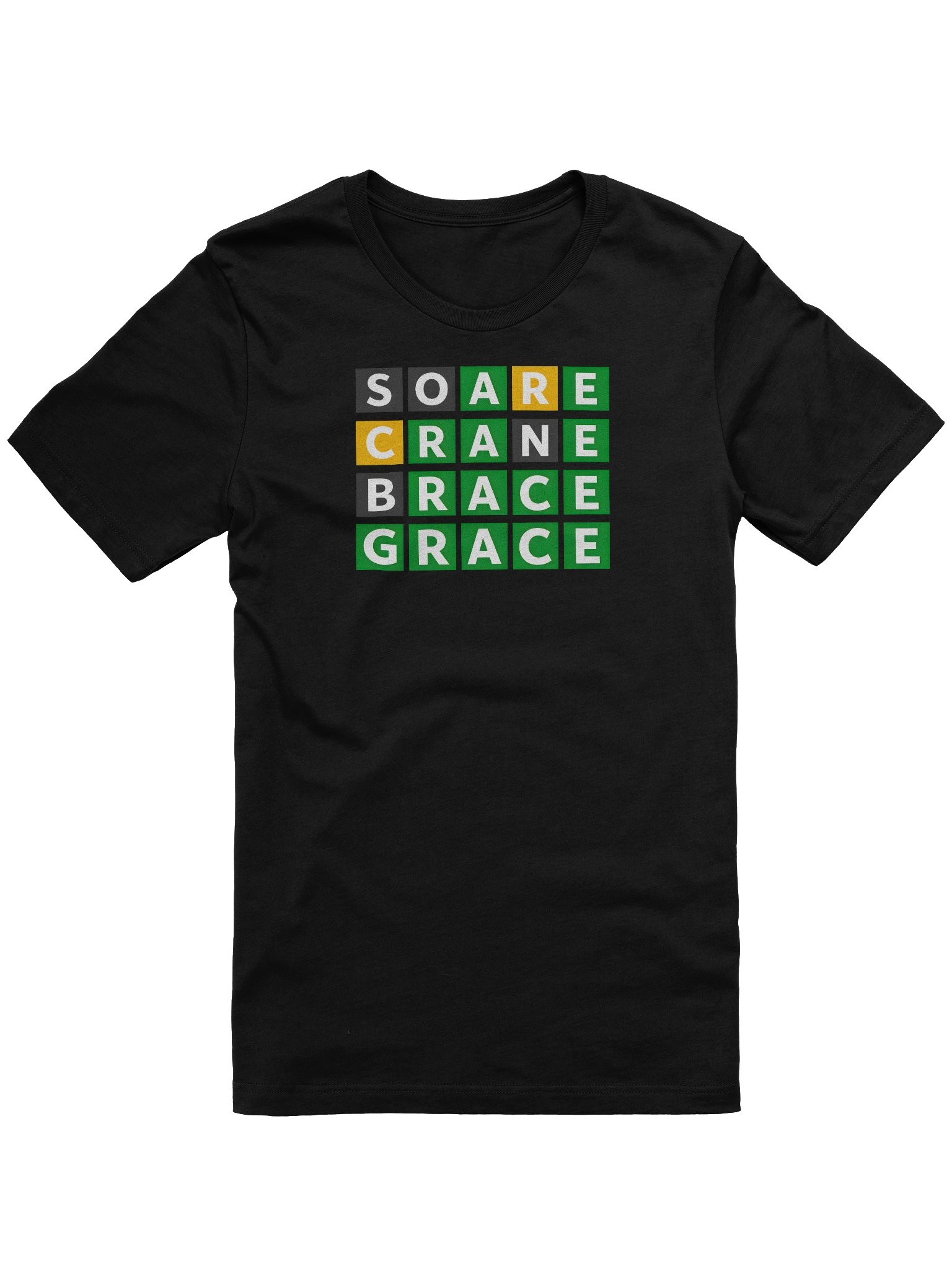 Wordle Grace Daily Puzzle T-Shirt - Grit and Grace Word Game Tee product image (1)