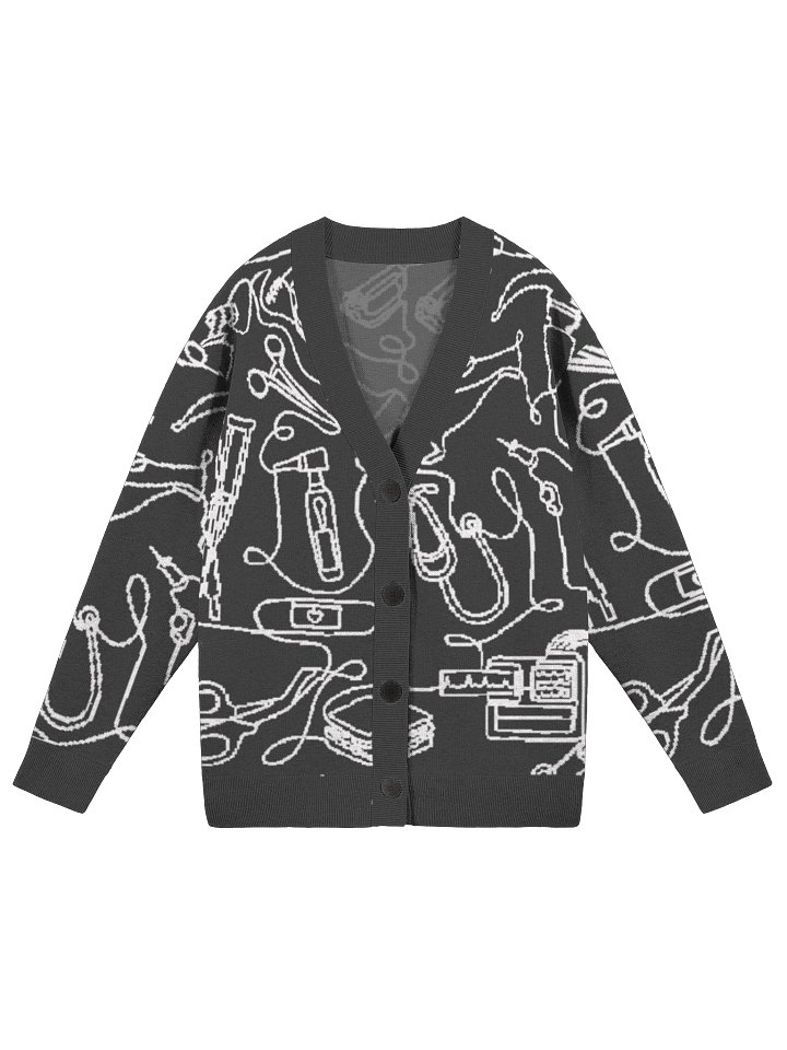 Service Lines (Emergency Medicine - Charcoal Cardigan) product image (1)