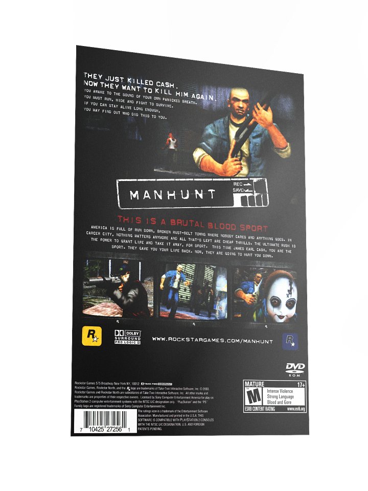 Manhunt (PS2) - Promotional Poster/Flyer product image (2)
