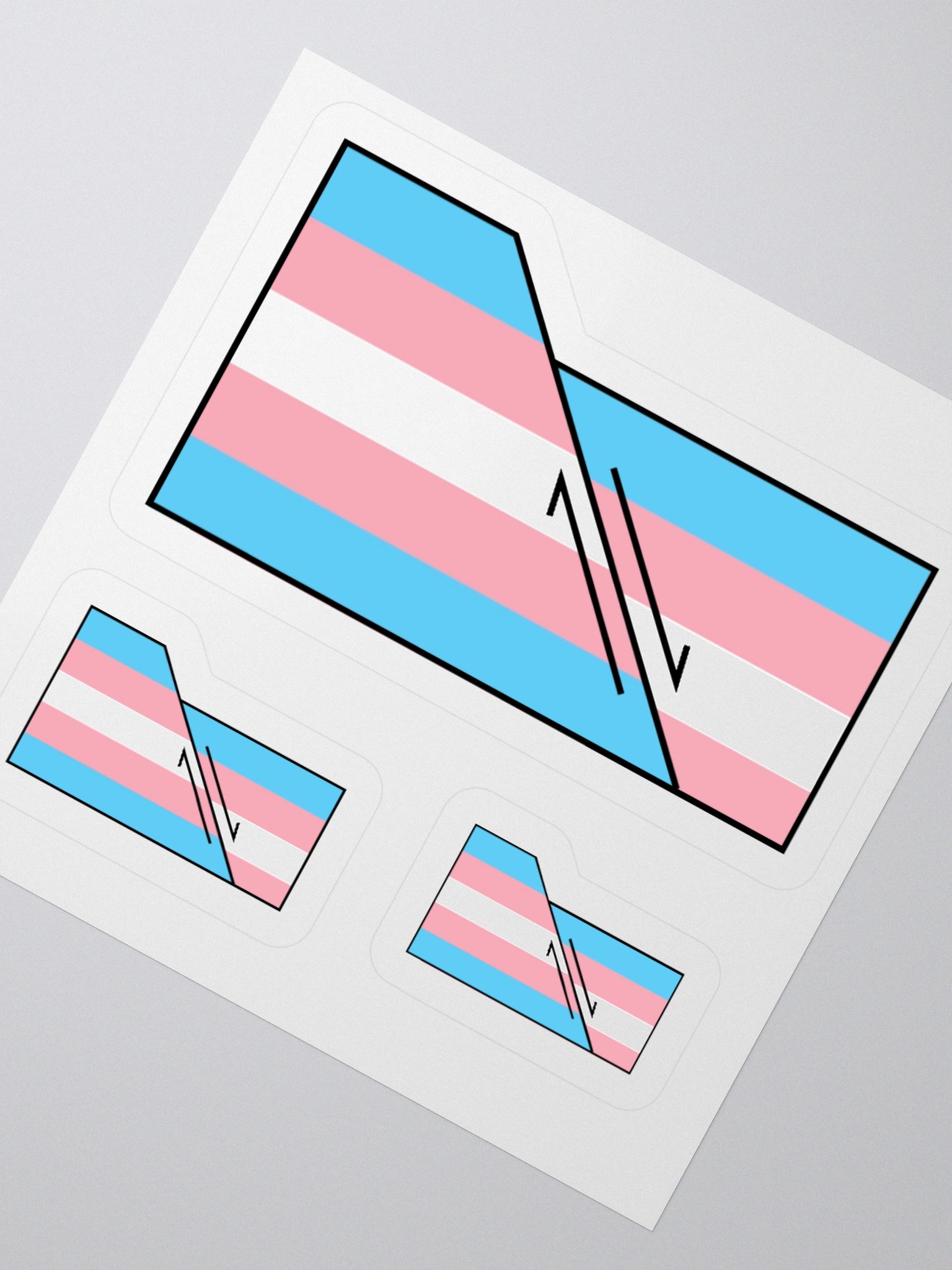 Faulted Pride Flags- Transgender Sticker product image (2)