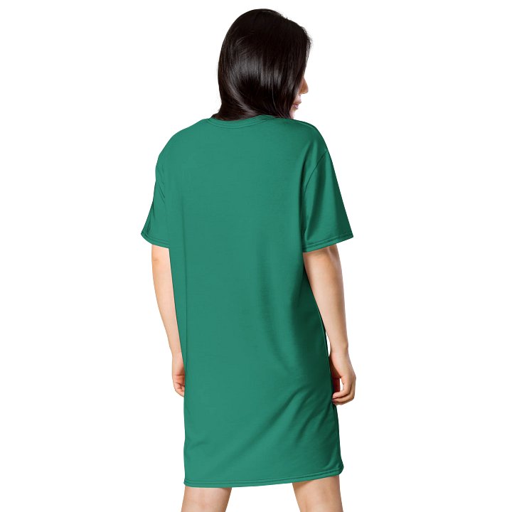 Oversized T-Shirt Dress - Enchanting Elf Green, Sizes 2XS-6XL product image (2)