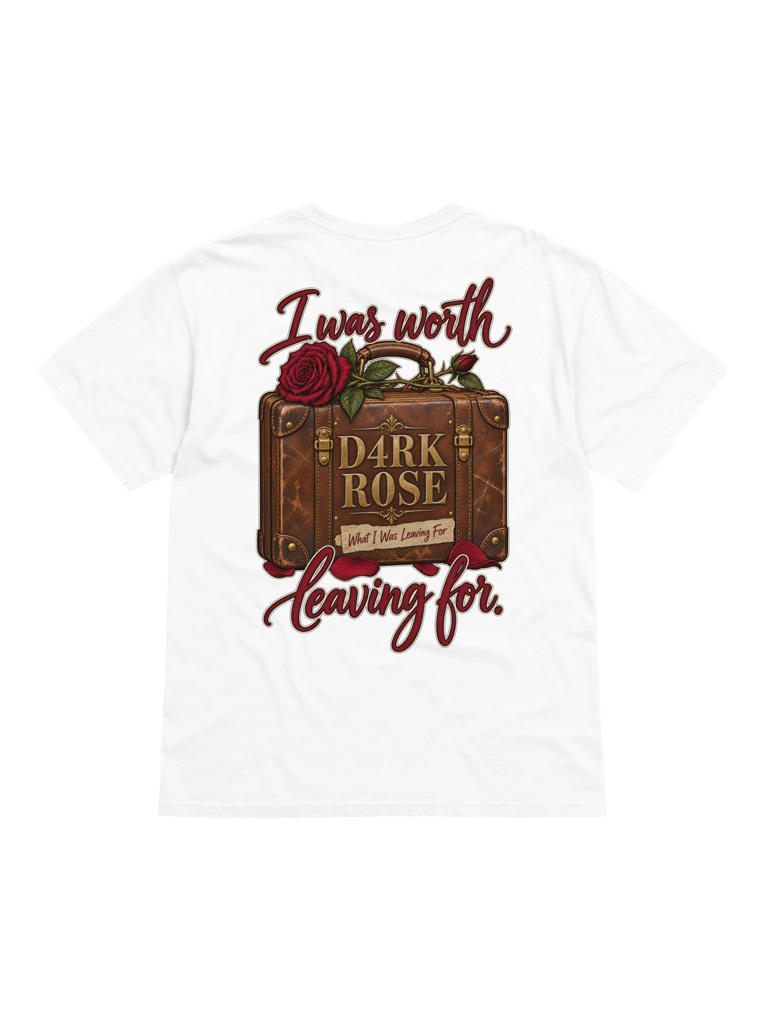 D4RK R0SE What I Was Leaving For Heavyweight T-Shirt product image (10)