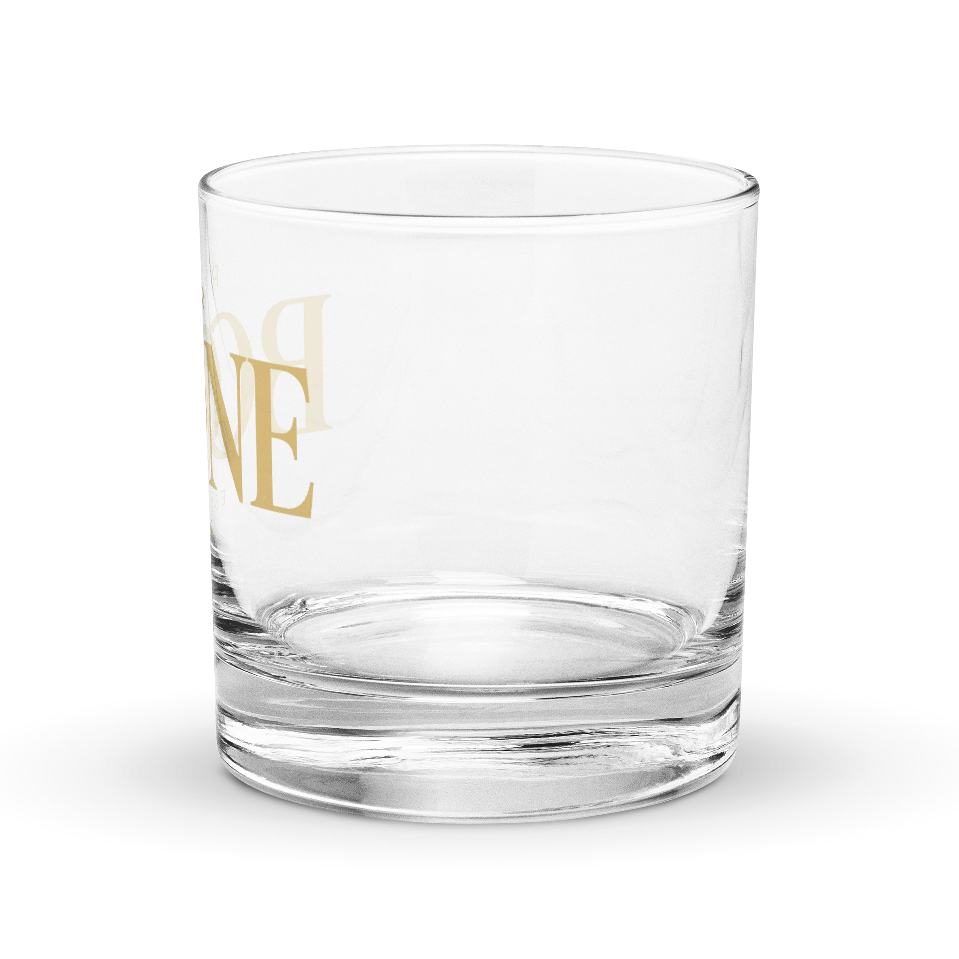Ryker Boone "September Turns Gold" Rocks Glass (Gold Logo) product image (2)