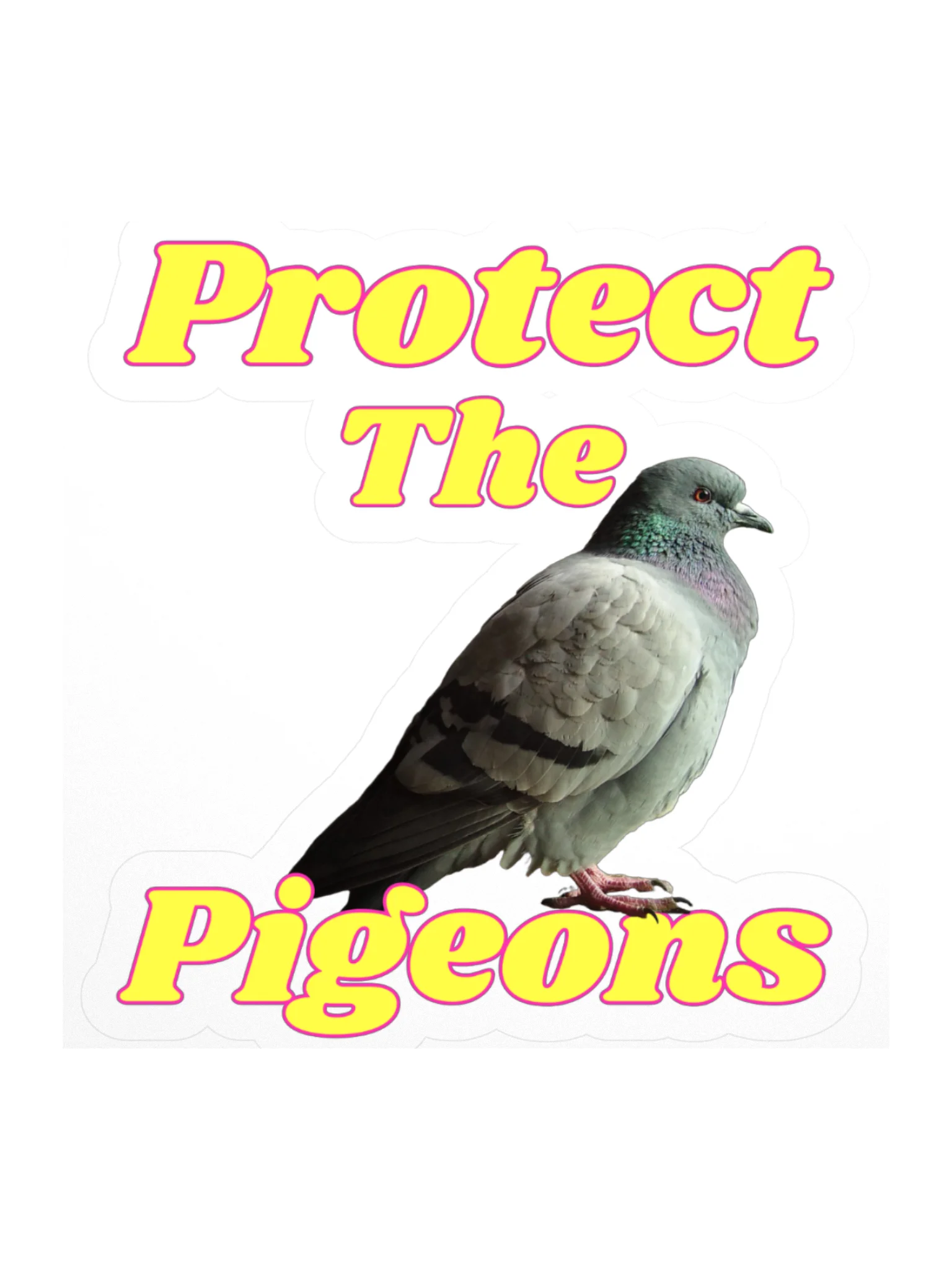 Protect The Pigeons Sticker product image (1)