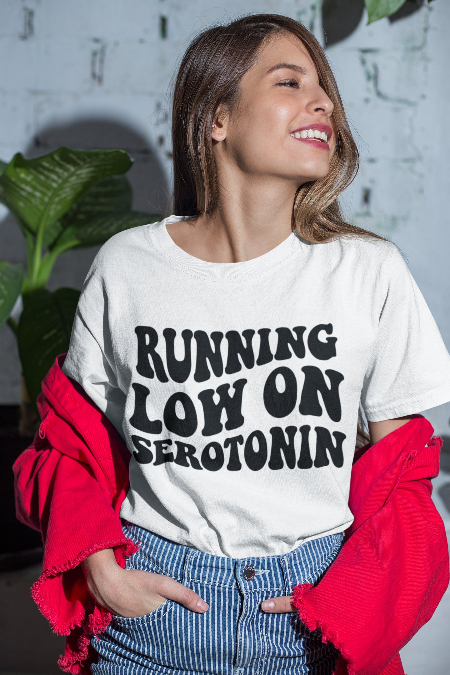Running Low On Serotonin Unisex T-Shirt product image (4)