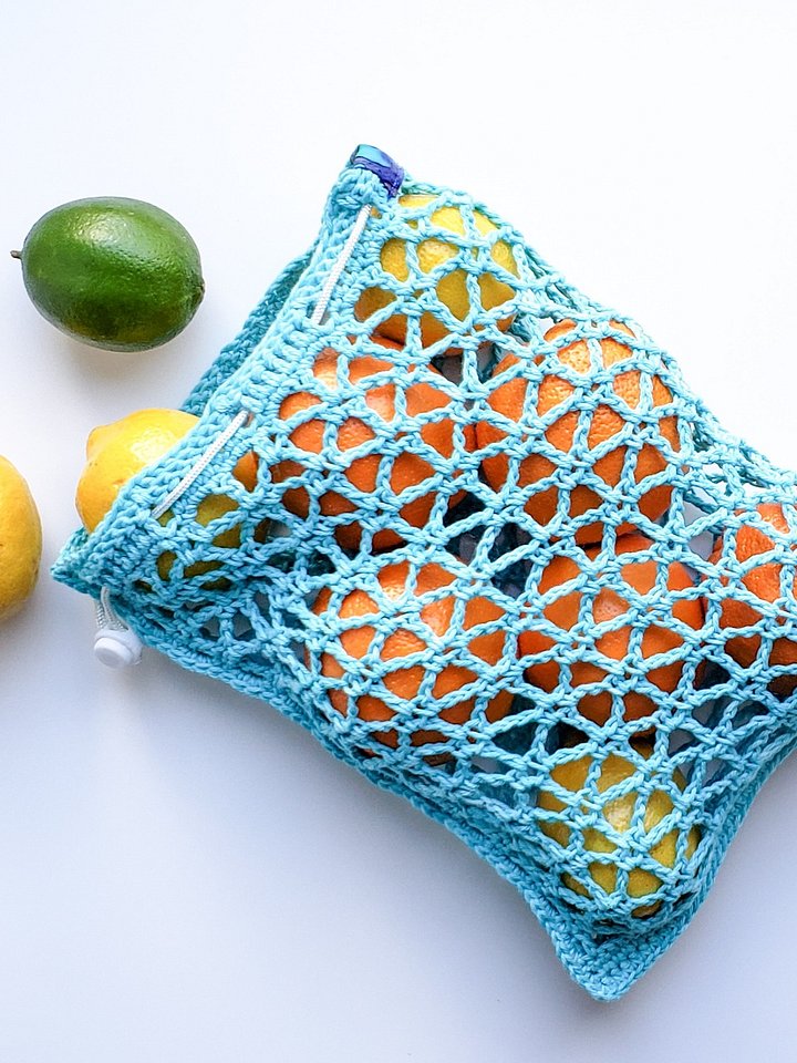 Star Lattice Produce Bag Crochet Pattern product image (1)