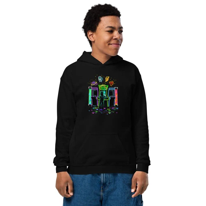 Kids Hoodie - 90s Arcade Vibes product image (1)