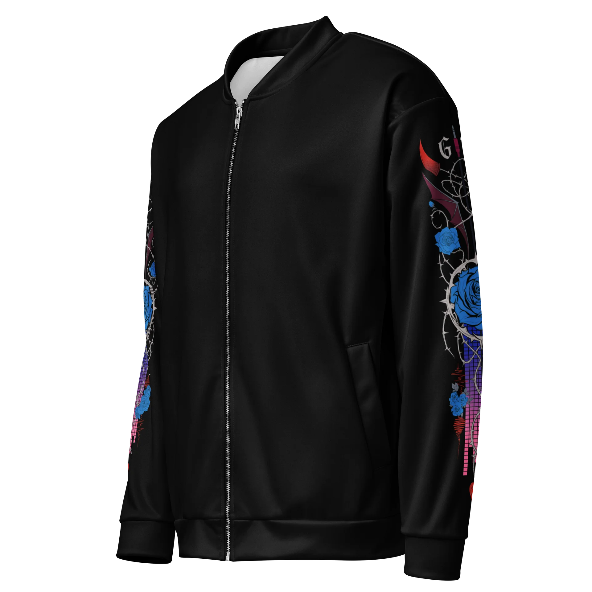 Metal Midnight Bloom Bomber Jacket product image (3)