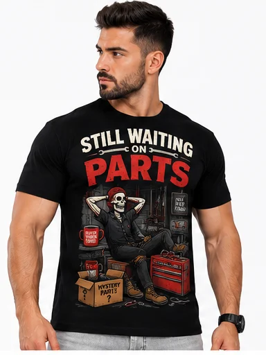 Still Waiting on Parts Mechanic T-Shirt product image (152)