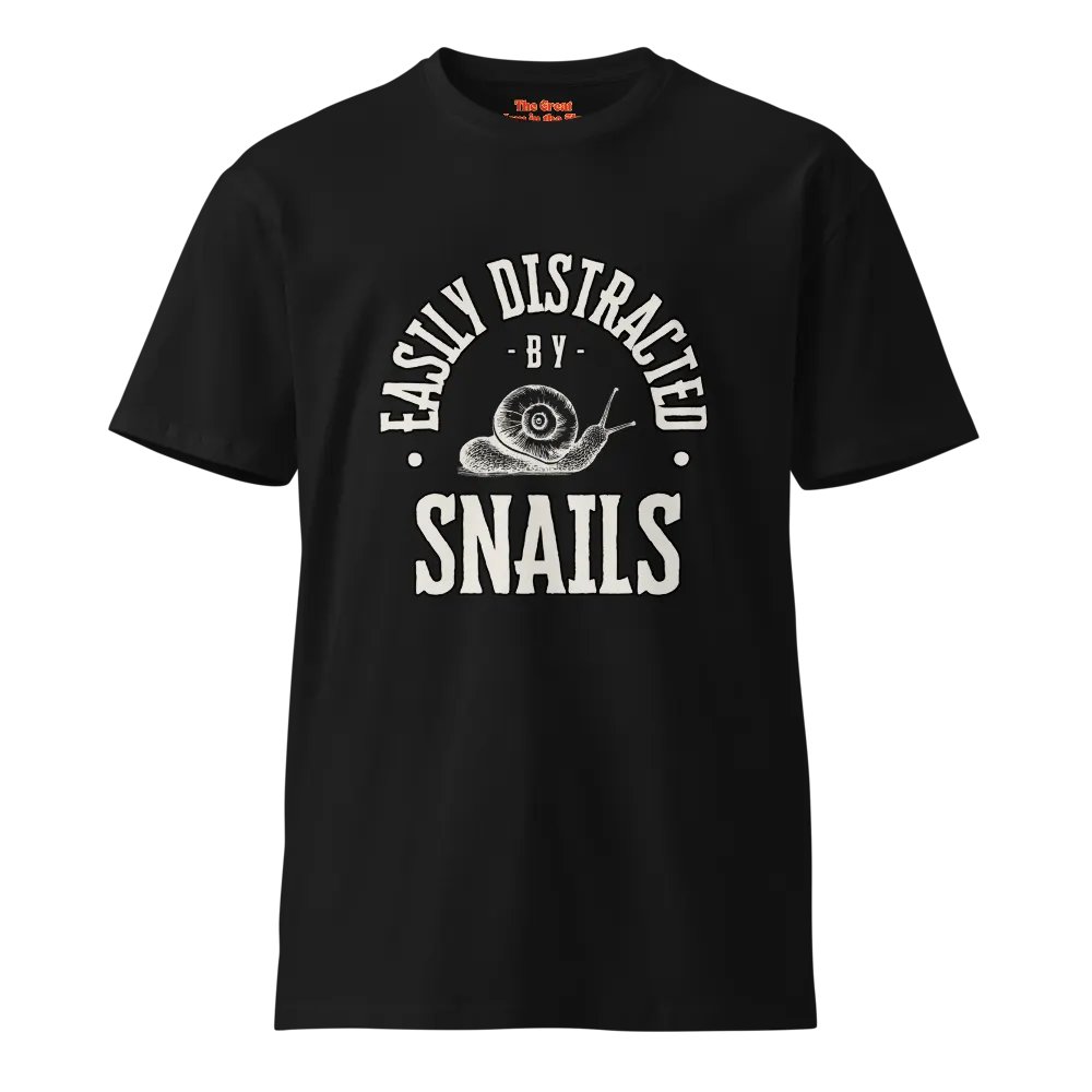 Easily Distracted by Snails - Unisex Premium T-Shirt product image (8)