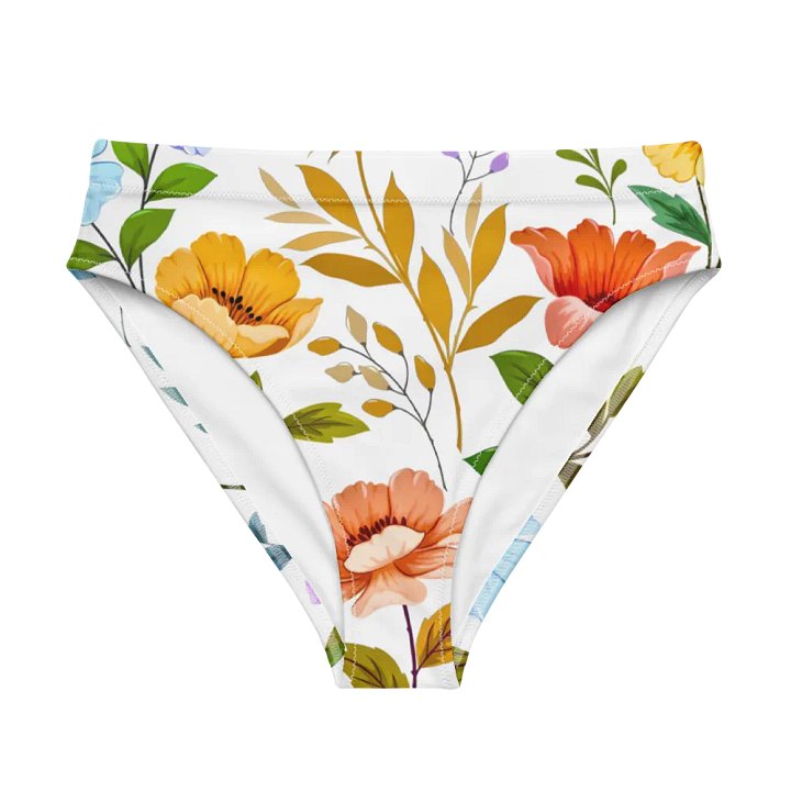 Symphony of Blooms High-Waisted Bikini Bottom product image (1)