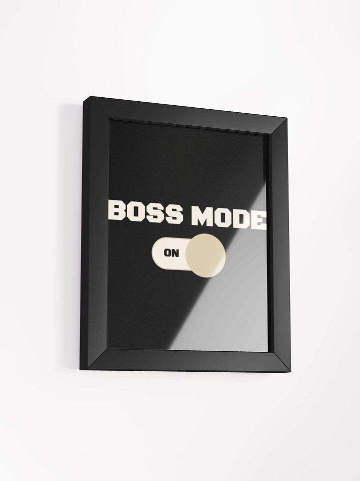 Boss Mode Wall Art - Black product image (19)