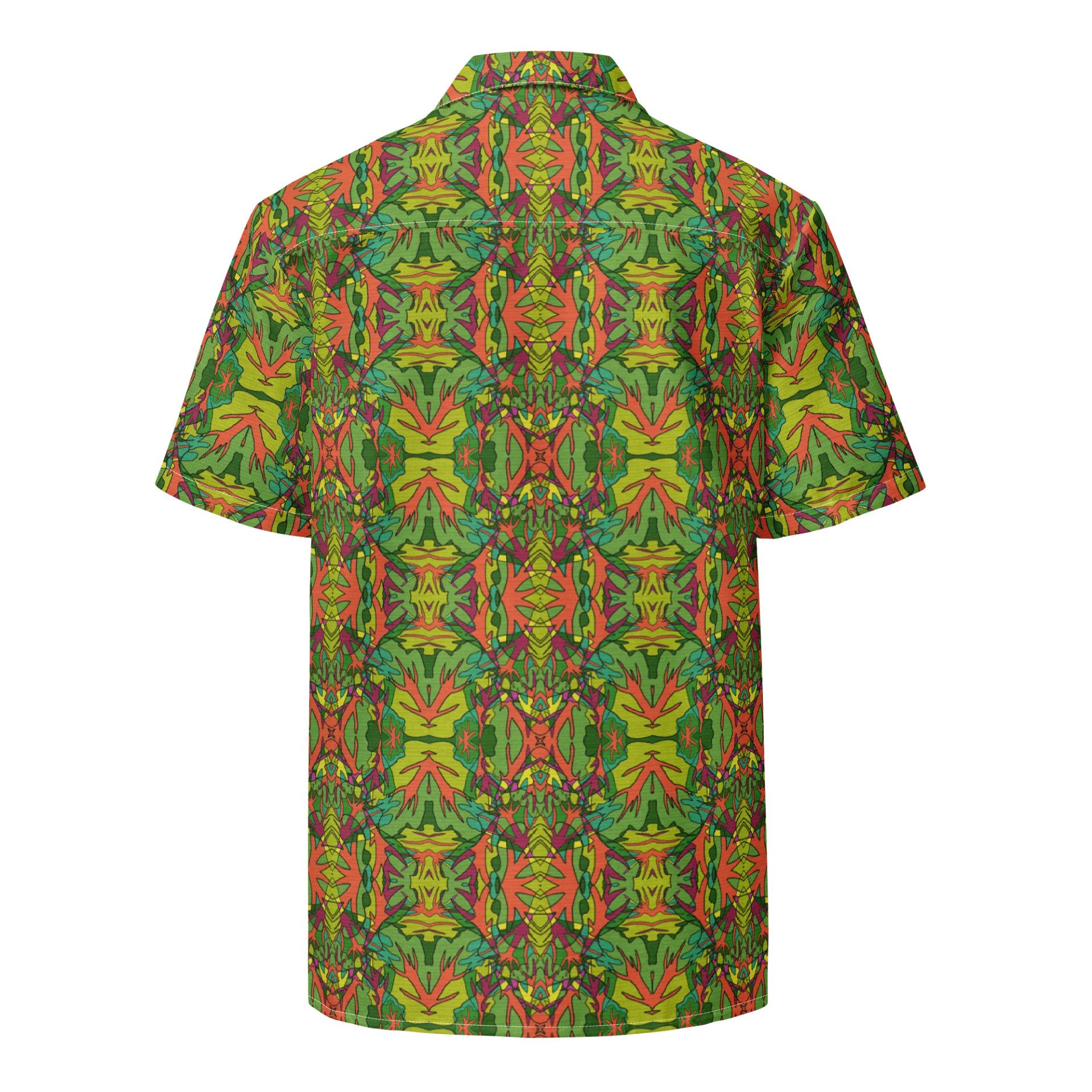 Spinach Tangle – Featherlight Hawaiian Shirt product image (3)