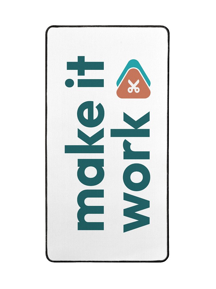Make it work Desk Mat — 15.5 x 31.5 product image (2)