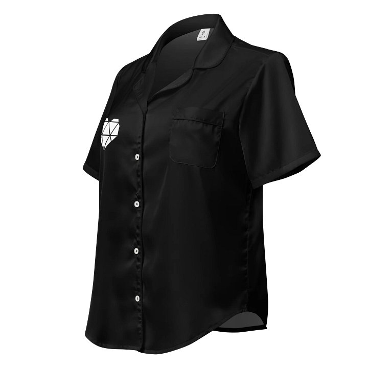 Pajama Top Black Long Sleeve product image (1)