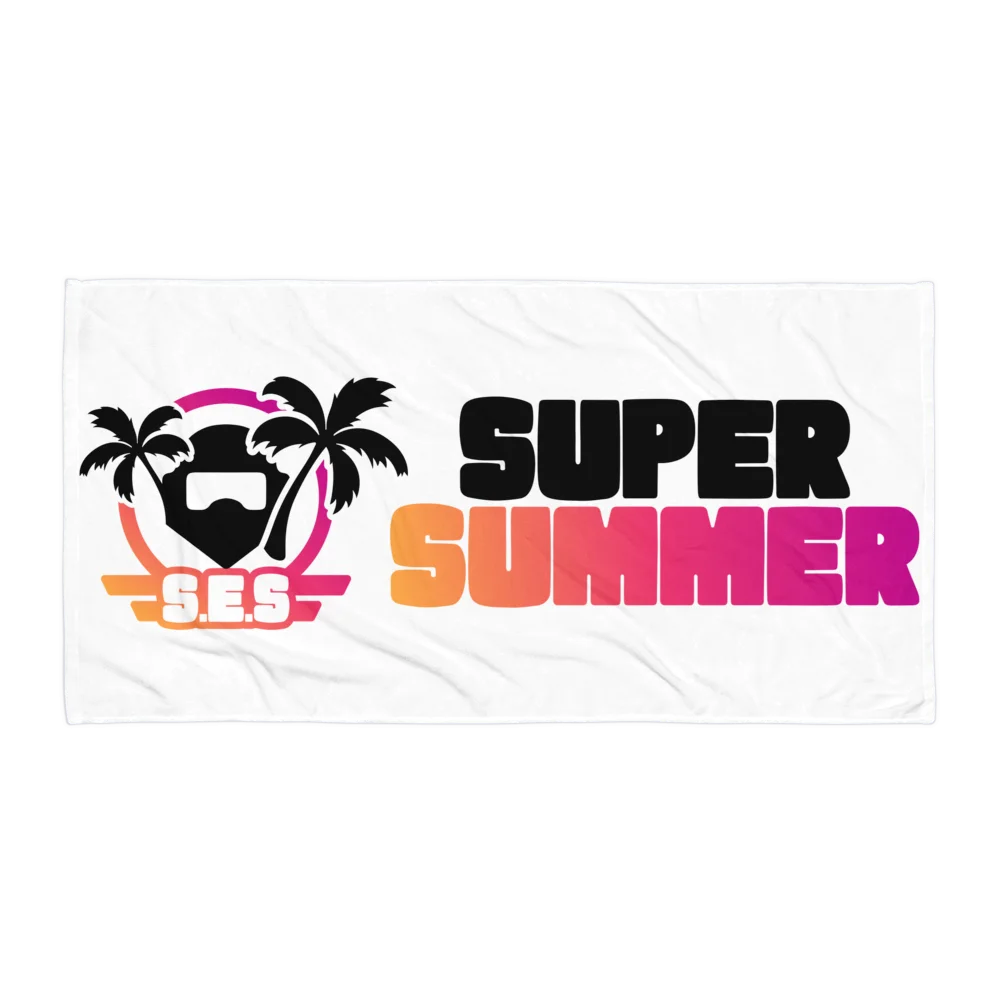 S.E.S Super Summer 26 - Gradient Logo Beach Towel product image (1)