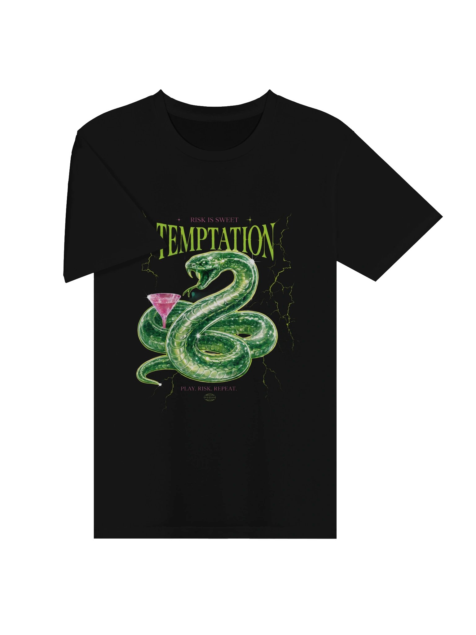 TEMPTATION Neon Snake Graphic Tee product image (7)