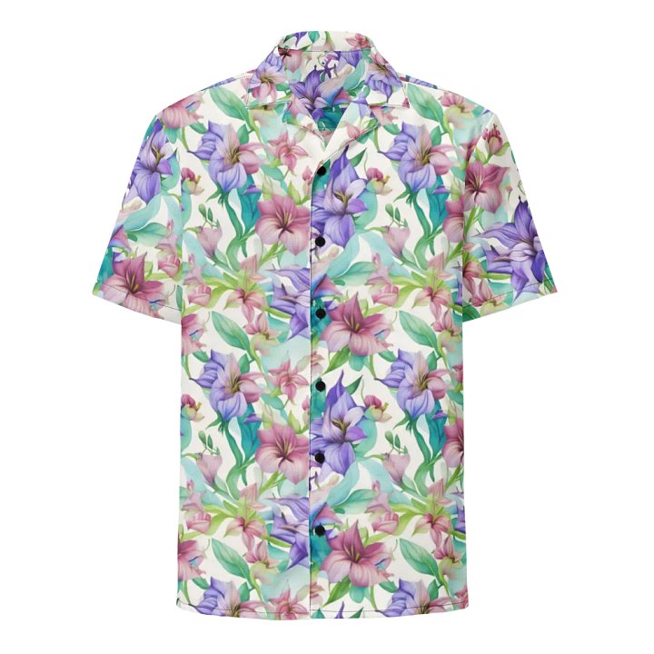 Floral Pattern Tiare Flowers Hawaiian Shirt product image (1)