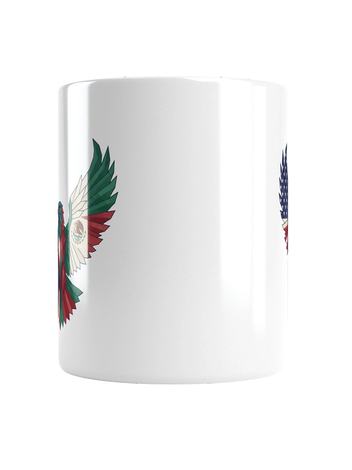 American Mexican Eagle Flag Polygon Wings Patriotic Art product image (2)
