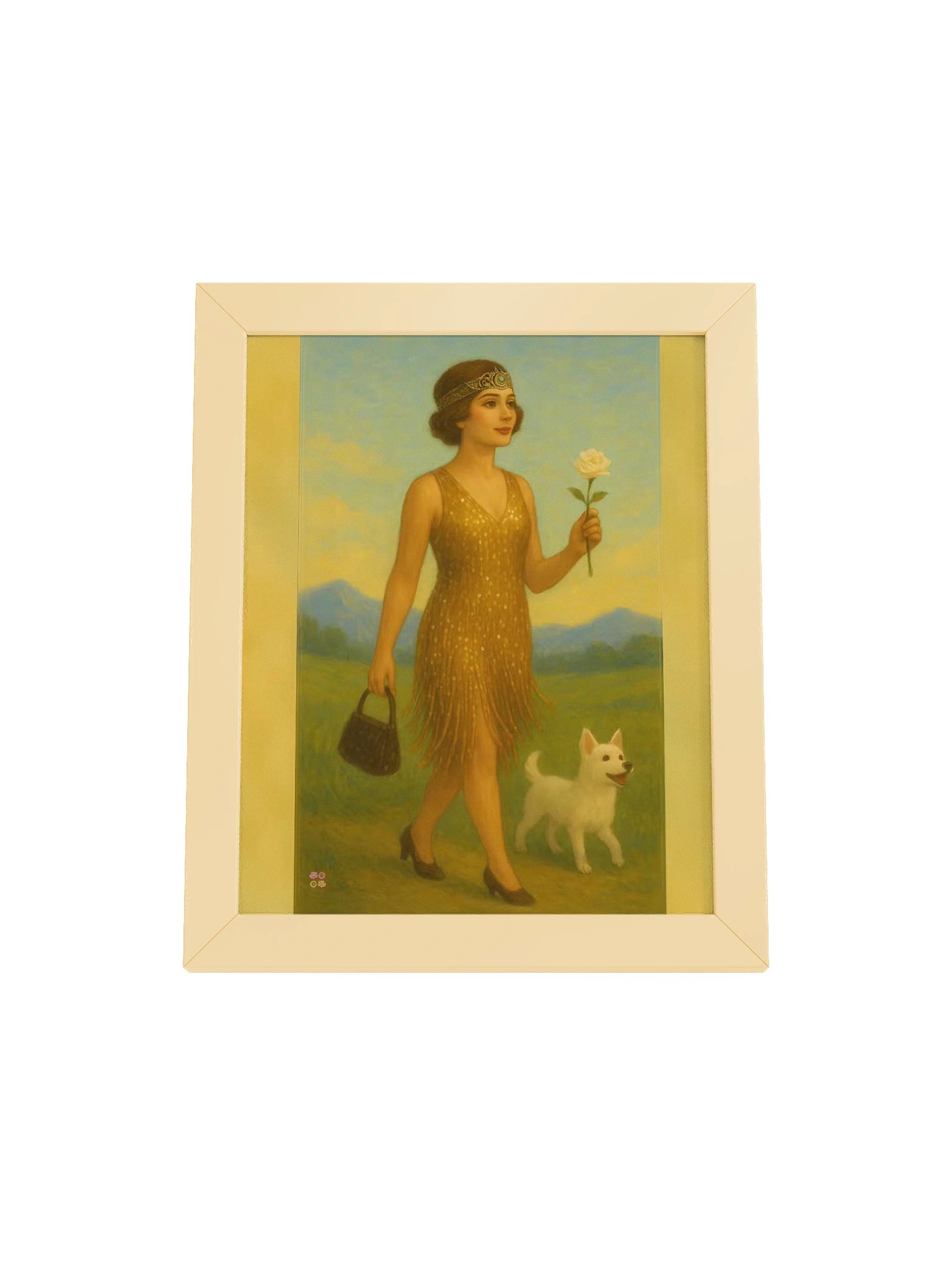 0 The Fool Tarot Art Framed Poster product image (1)