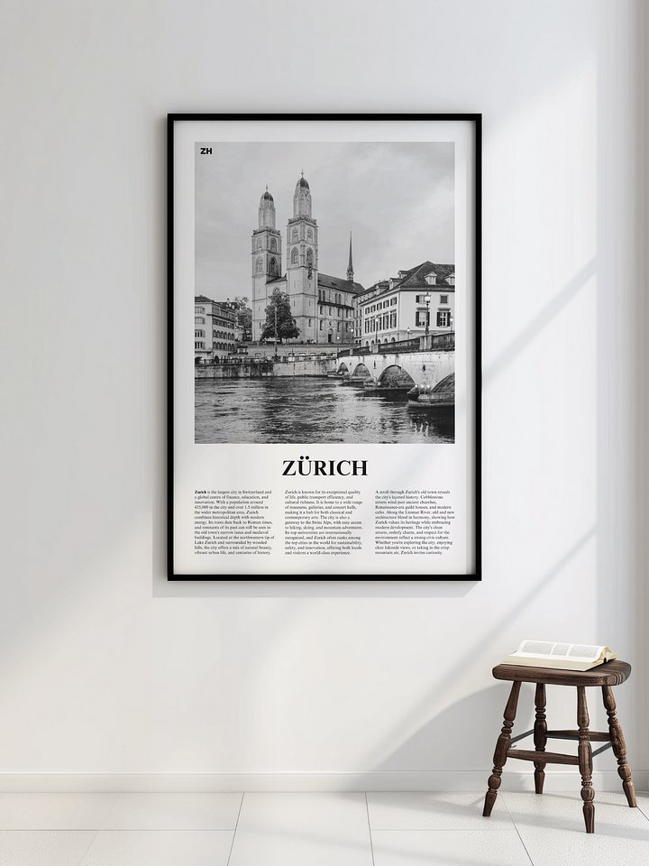 Zurich 04 Newspaper Poster product image (2)