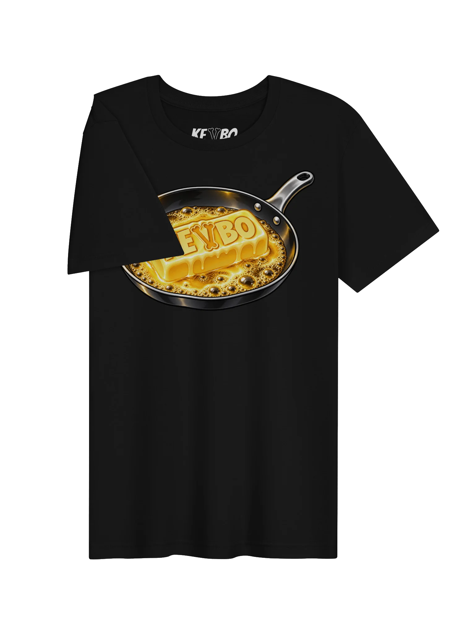 KEVBO X BUTTER "Sizzling Butter" ADULT Black T-Shirt product image (3)