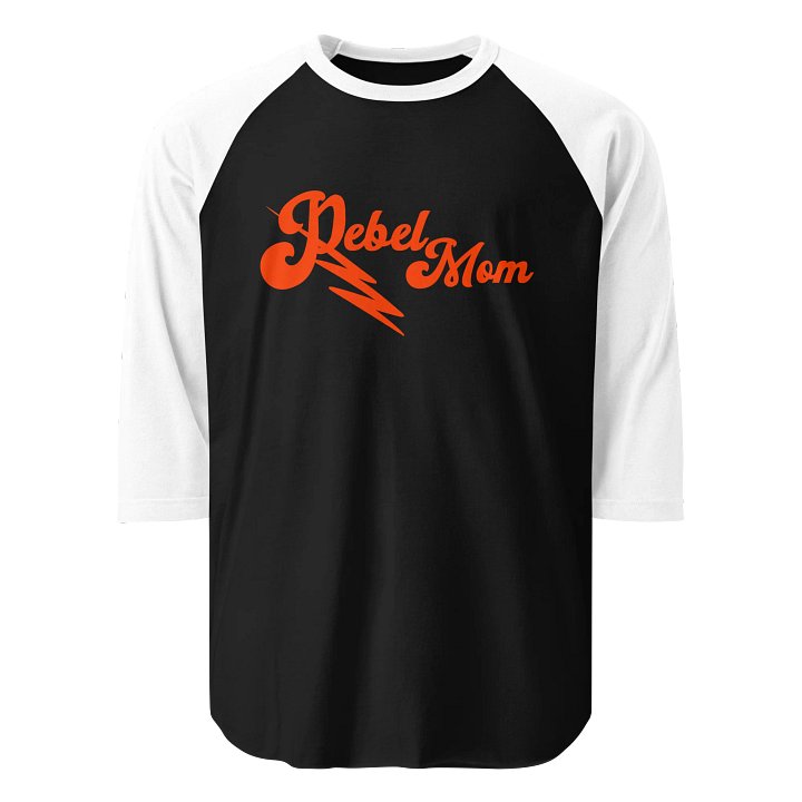 Rebel Mom Baseball Tee product image (1)