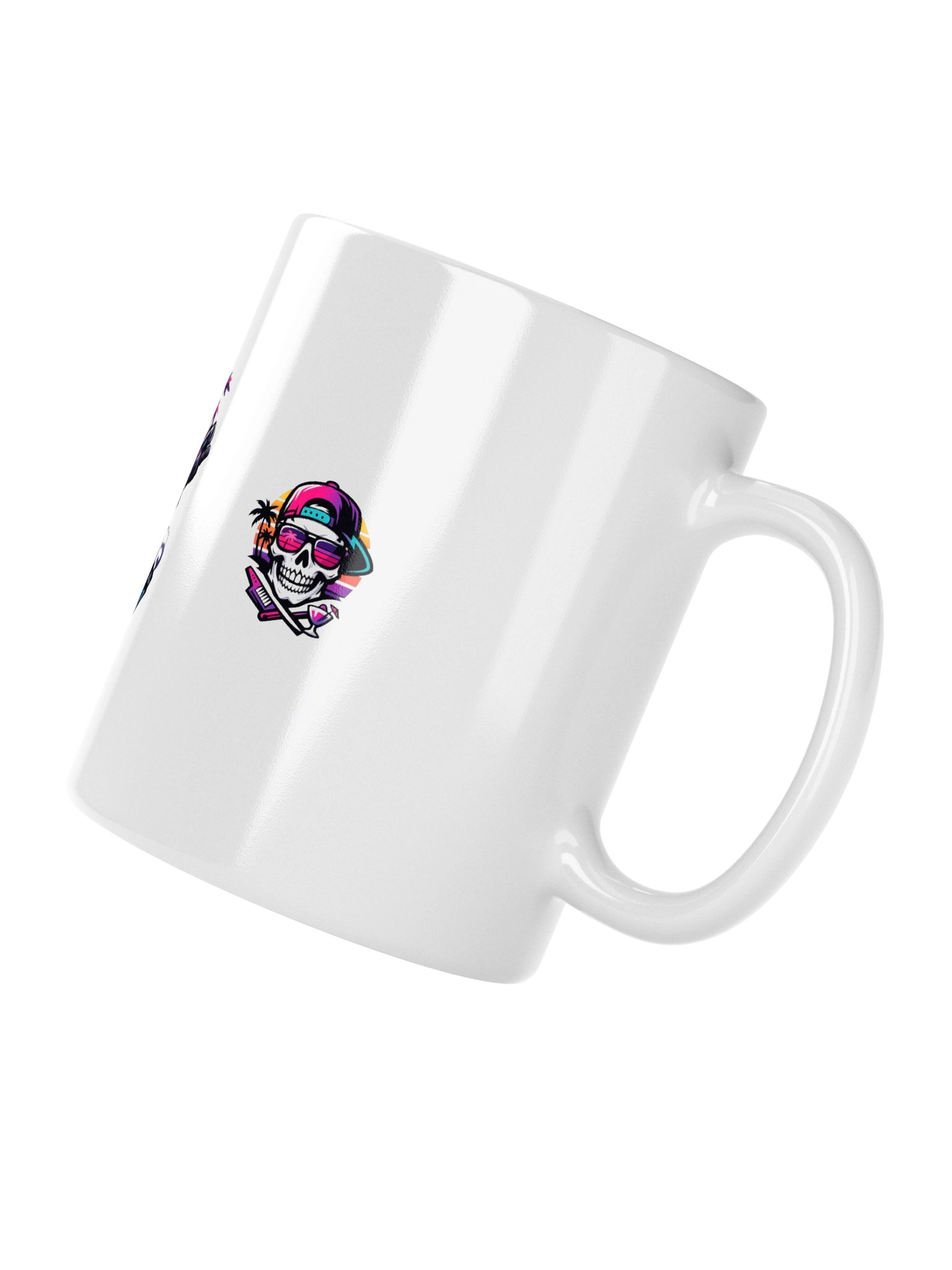 Neon Vice Skull Glossy Mug product image (11)