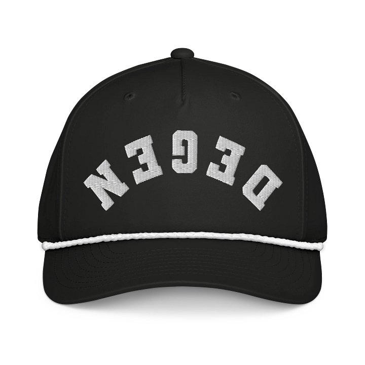 'Degen' 3D Puff Embroidered Rope Hat product image (1)
