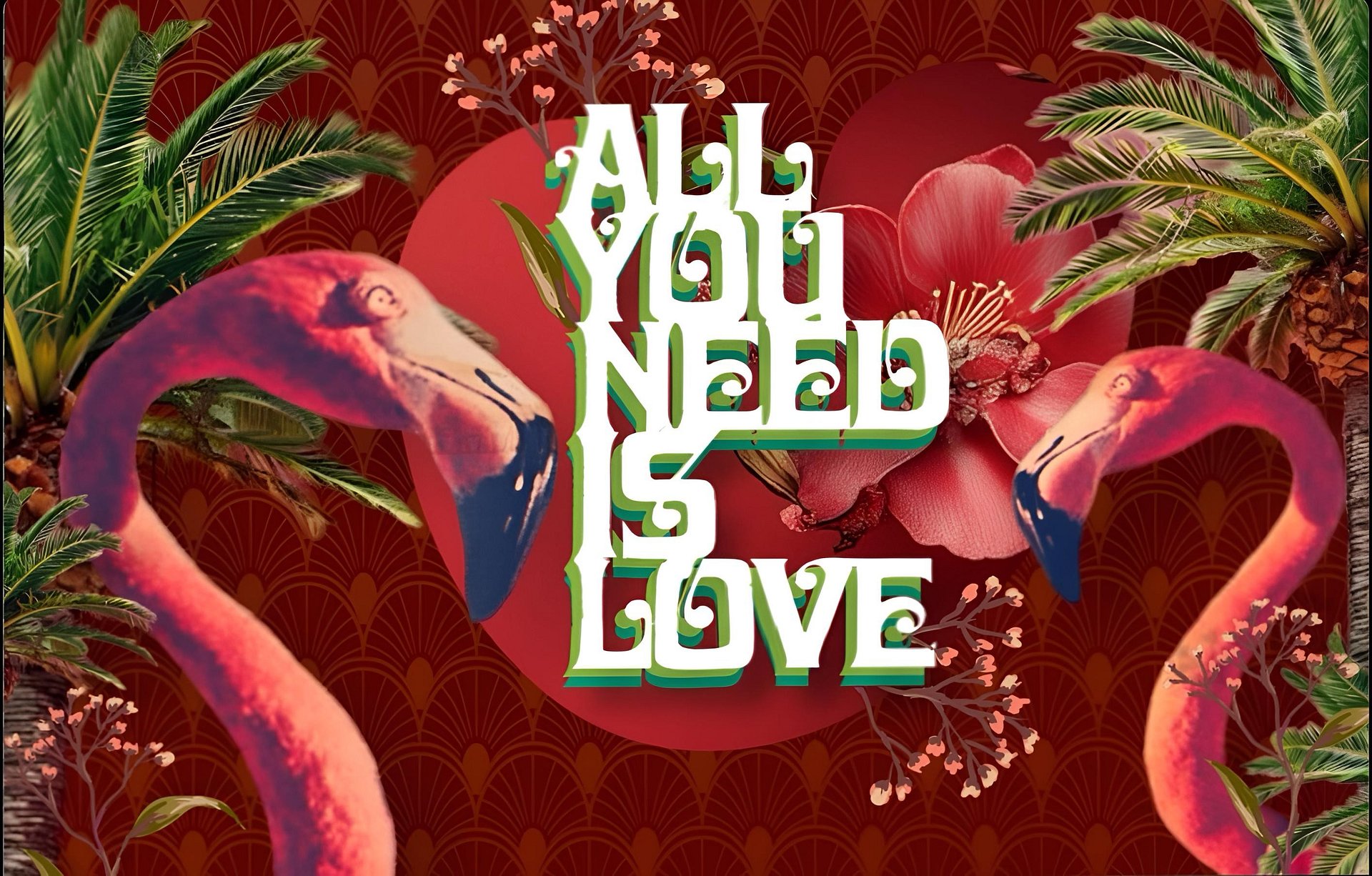 All You Need Is Love (Flamingo Travel Mug) product image (1)