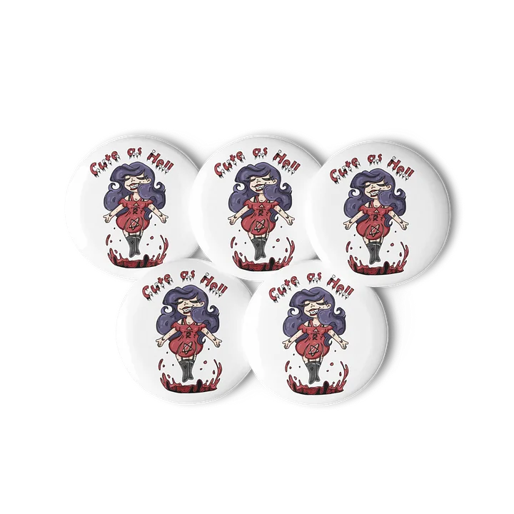 Cute As Hell Buttons product image (2)