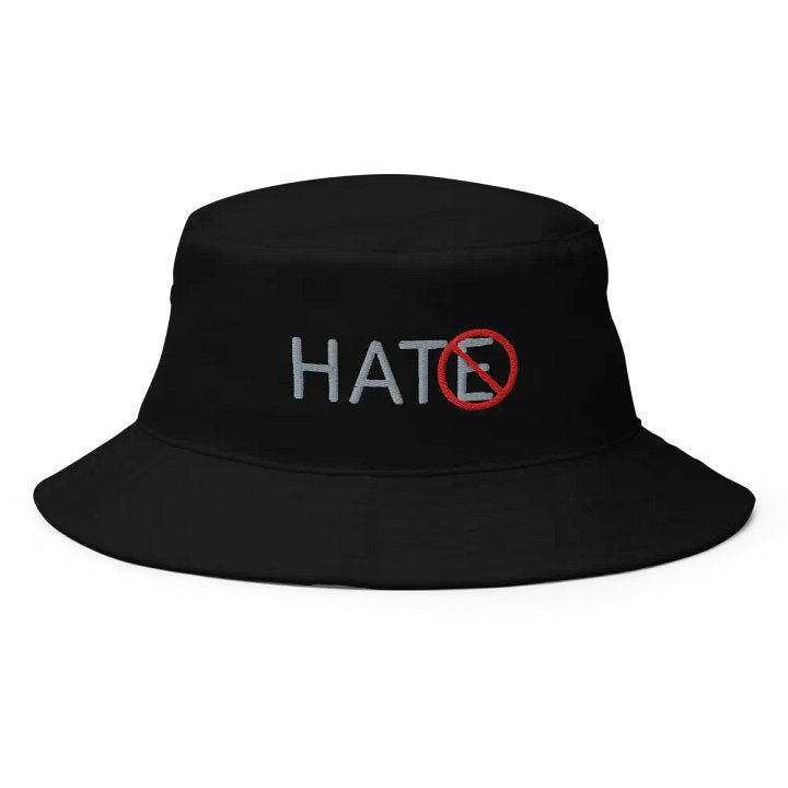 No Hate Cotton Bucket Hat product image (1)