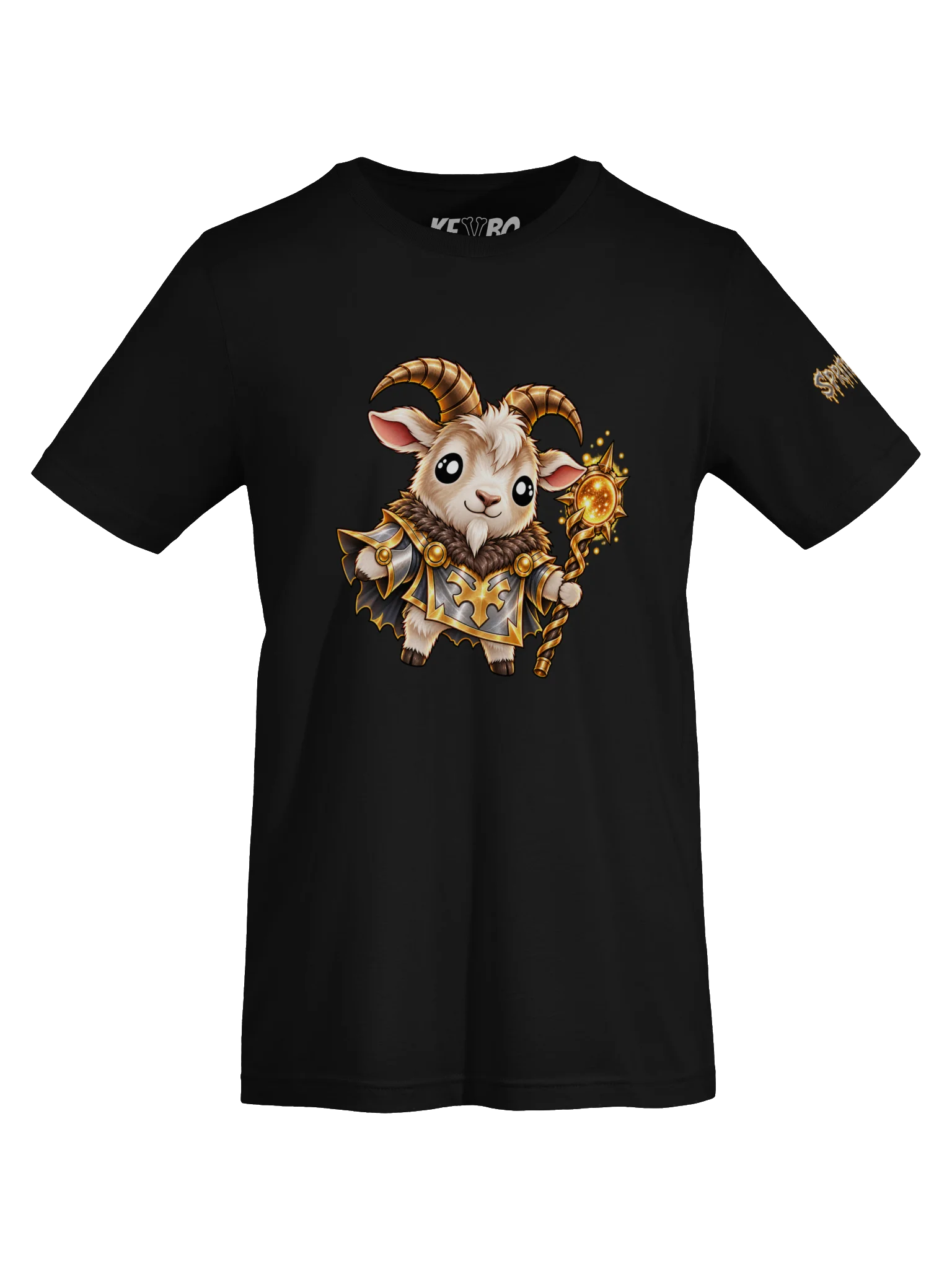 SPRITEFEST "Mythical Goat Sprite" Black ADULT T-Shirt product image (5)
