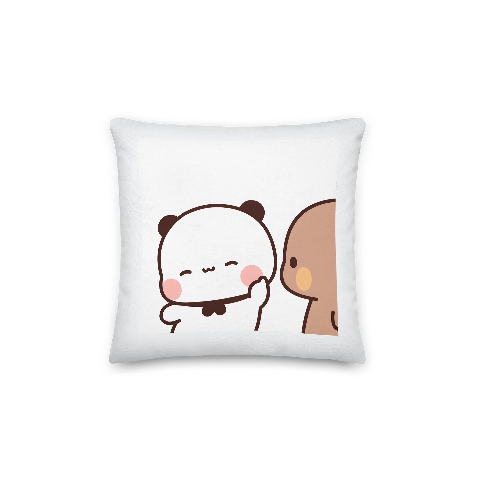 Bubu asking for a kiss from Dudu 😘 Pillow product image (1)