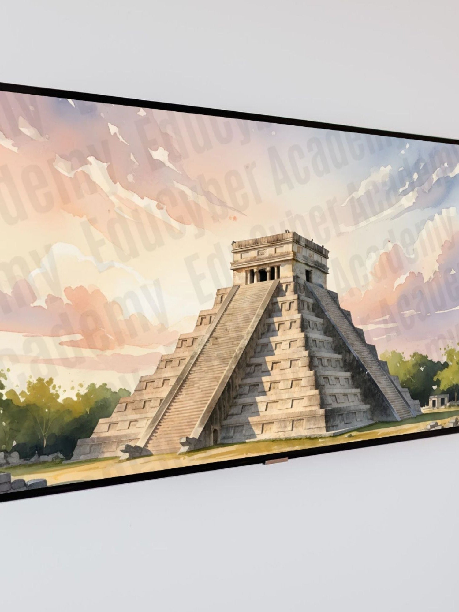The Chichén Itzá in Yucatán, Mexico Frame TV Art, Desktop, and Laptop Wallpaper The New 7 Wonders of the World Chinenitza 4k Image product image (8)