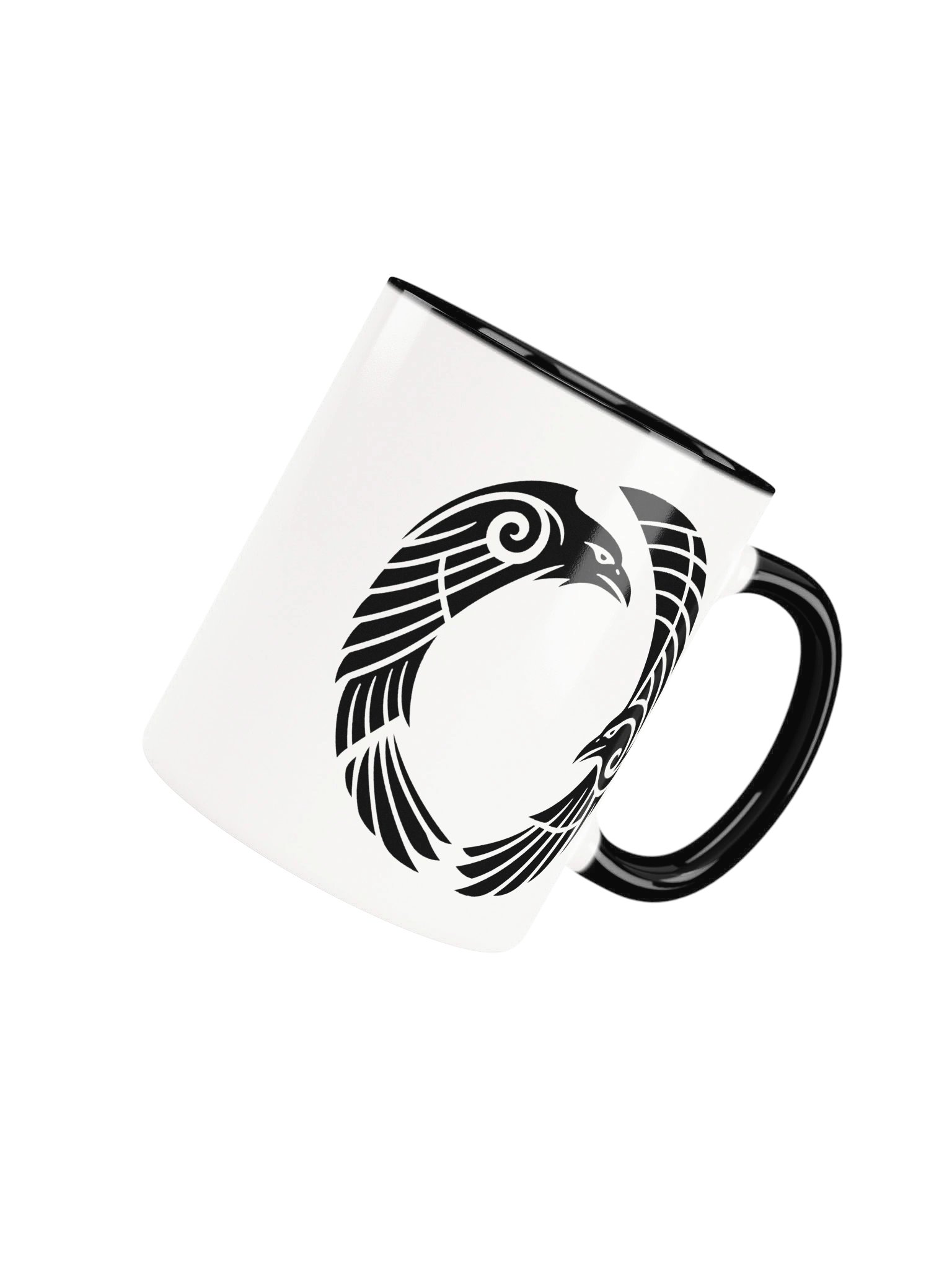 SEIDRA — Raven Mug (Black + White) product image (7)