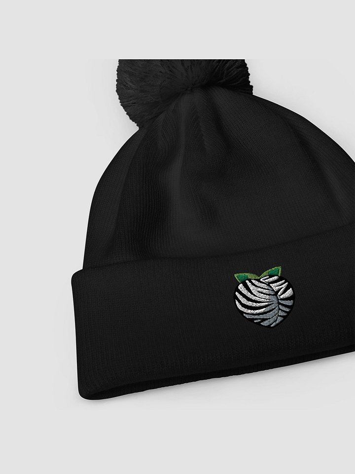 Zebra Peach Pom-Pom Beanie product image (2)