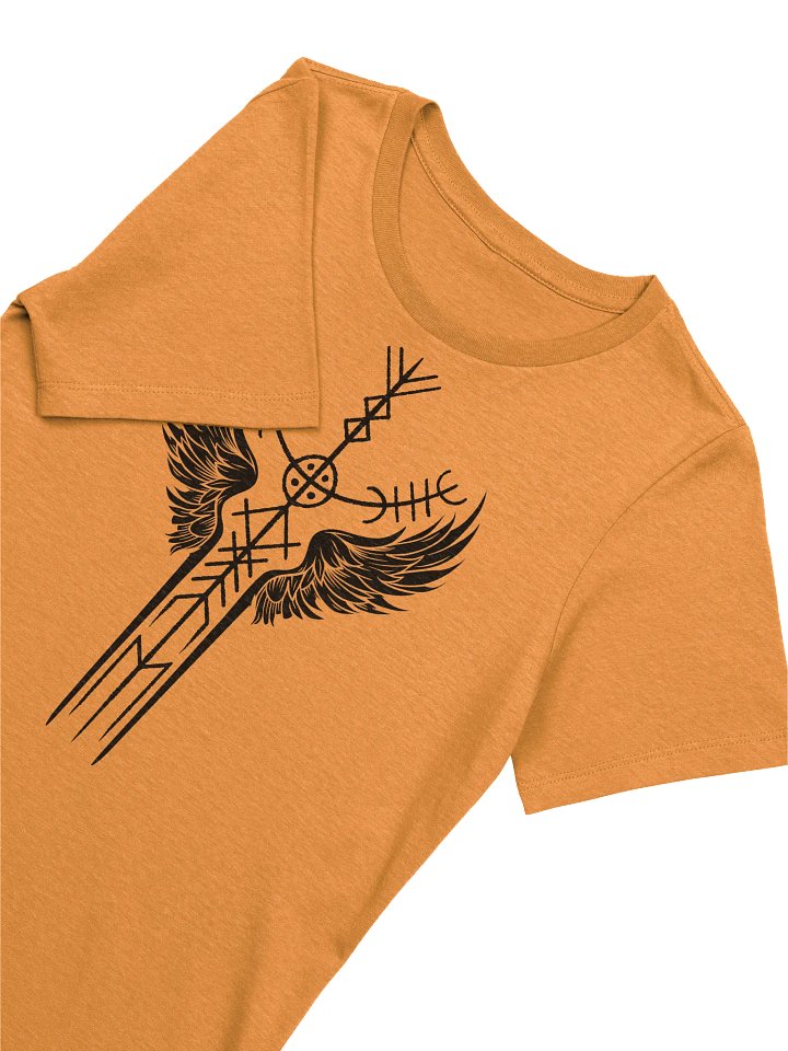 The Valkyrie Stave Women's Supersoft Relaxed-fit T-Shirt (black print) product image (1)