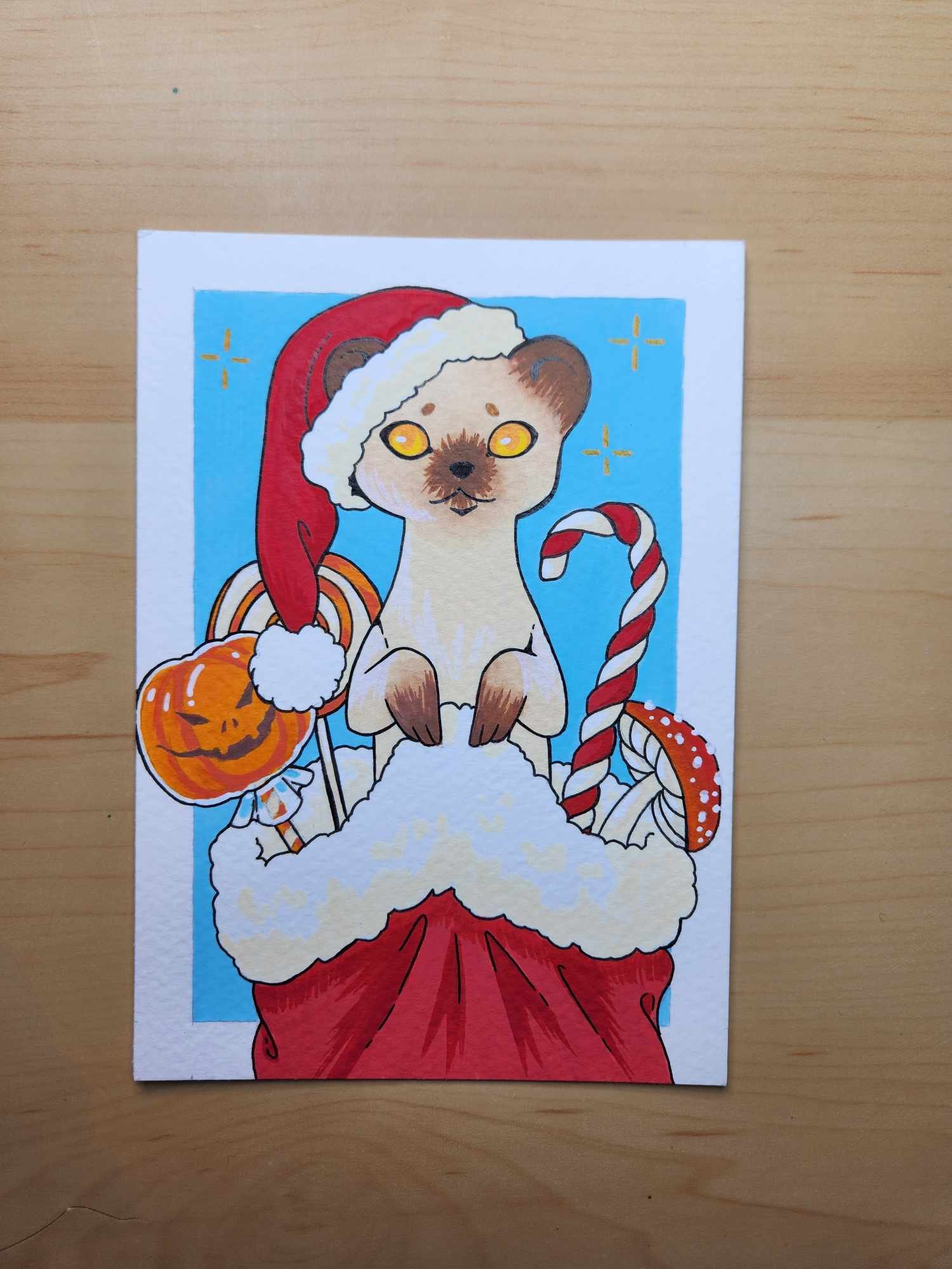 Dessin original Noël Hermine product image (2)