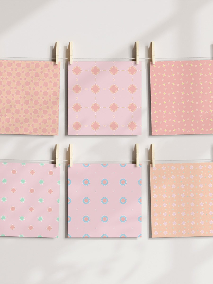 Abstract Pastels Pattern Pack 13 - June product image (6)