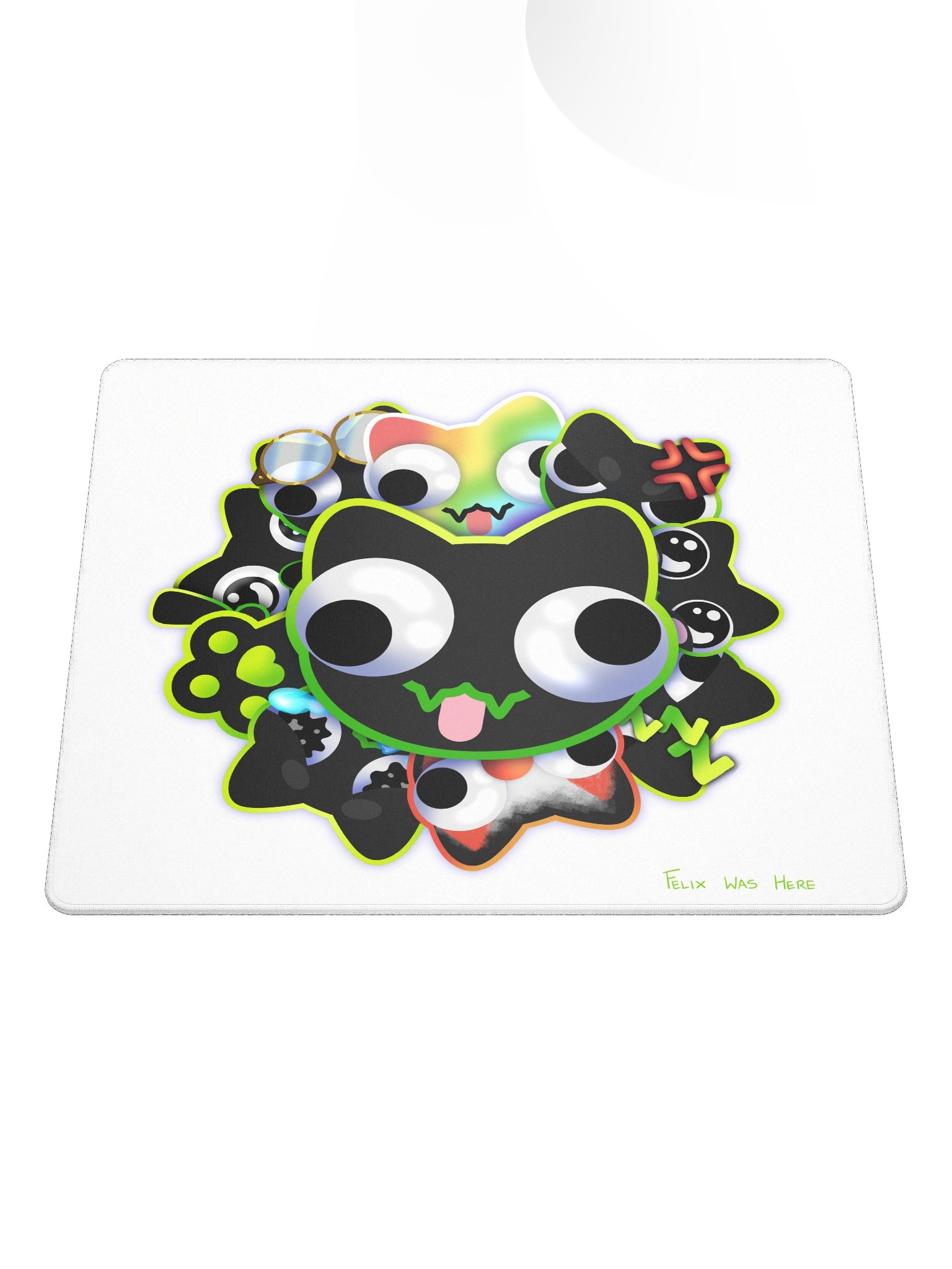 Mousepad Large - DerpBurst on White product image (1)