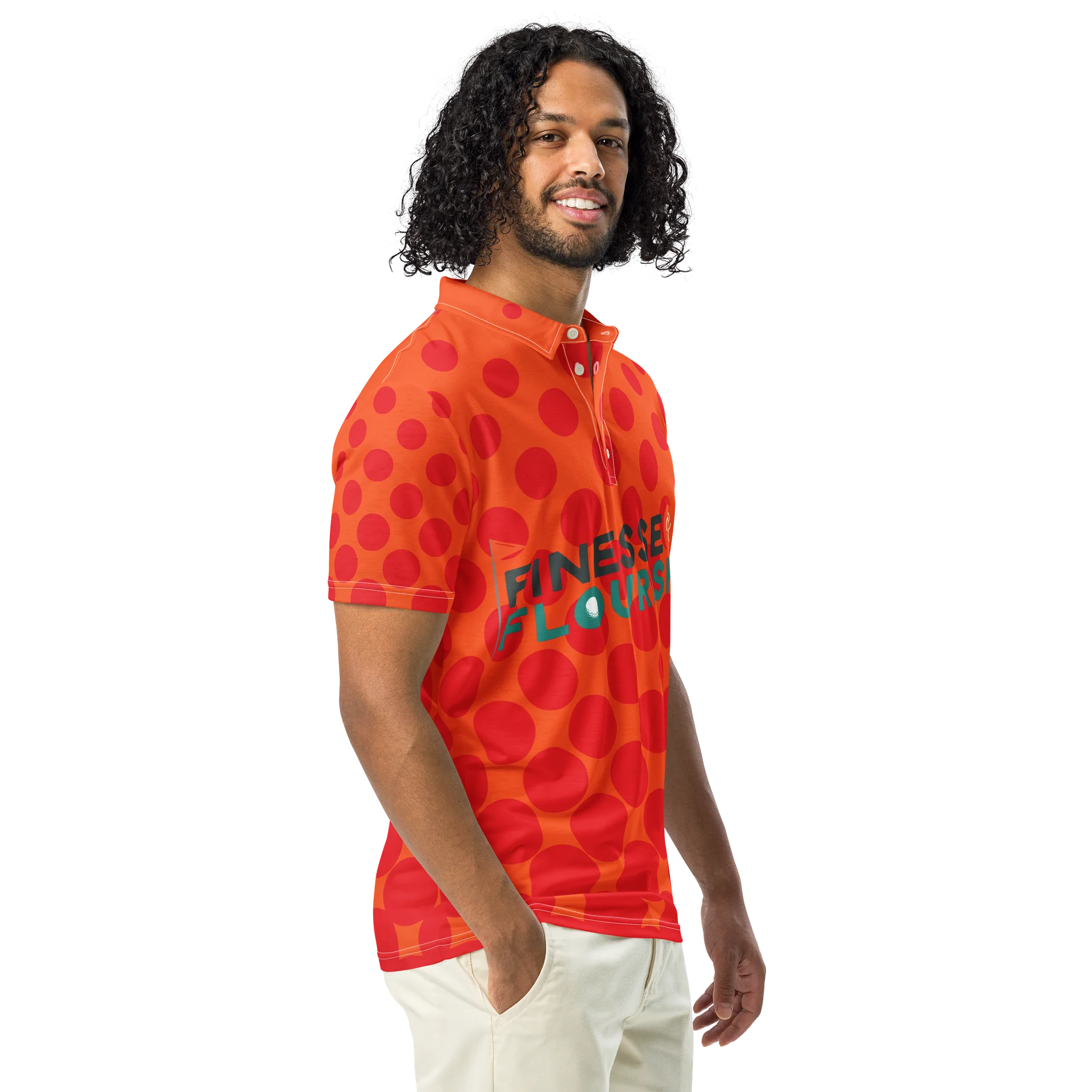 F&F Boba Slim Fit Polo Shirt (ORG) product image (1)