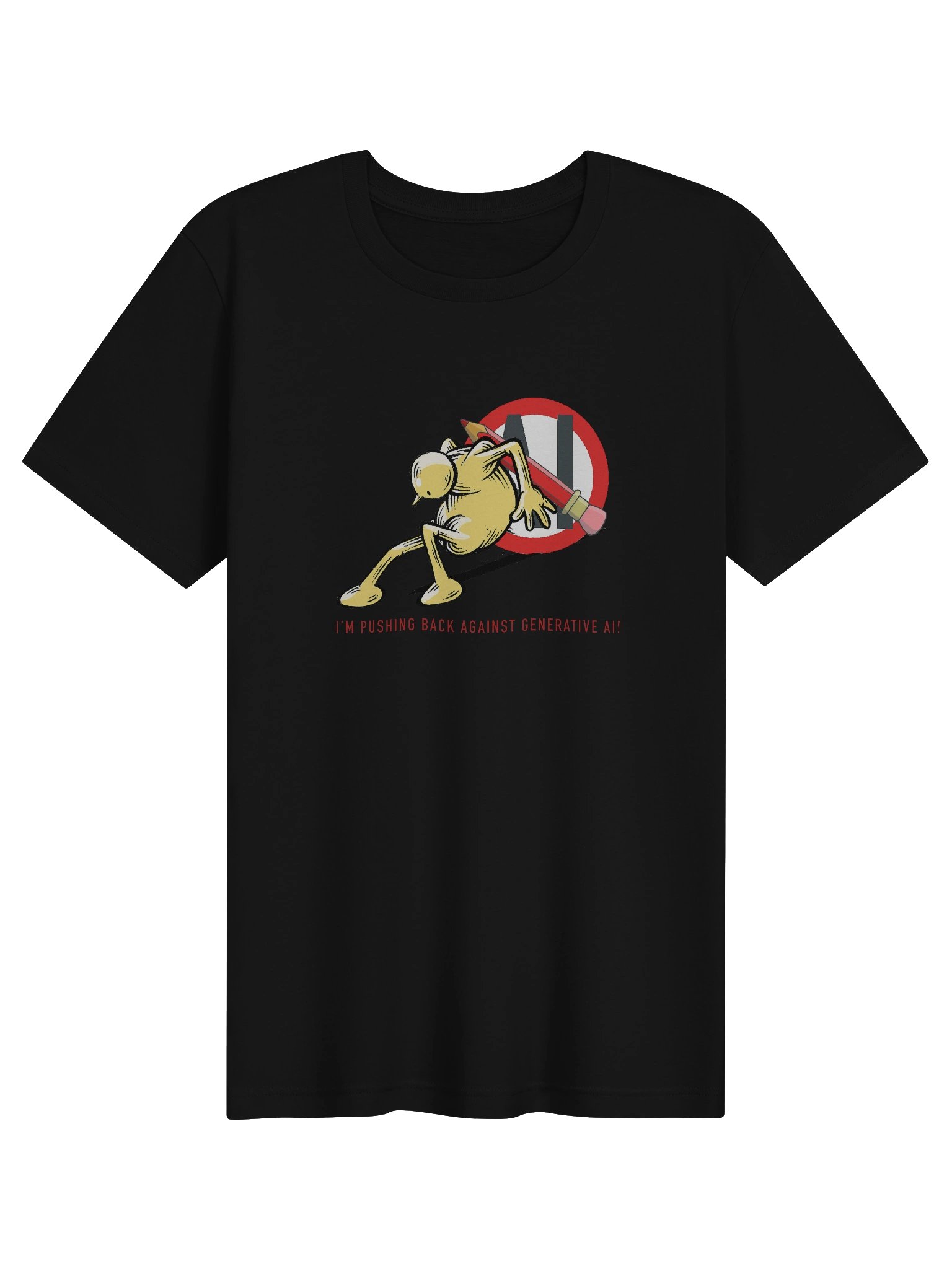 'Push Back' supersoft T-shirt. product image (61)